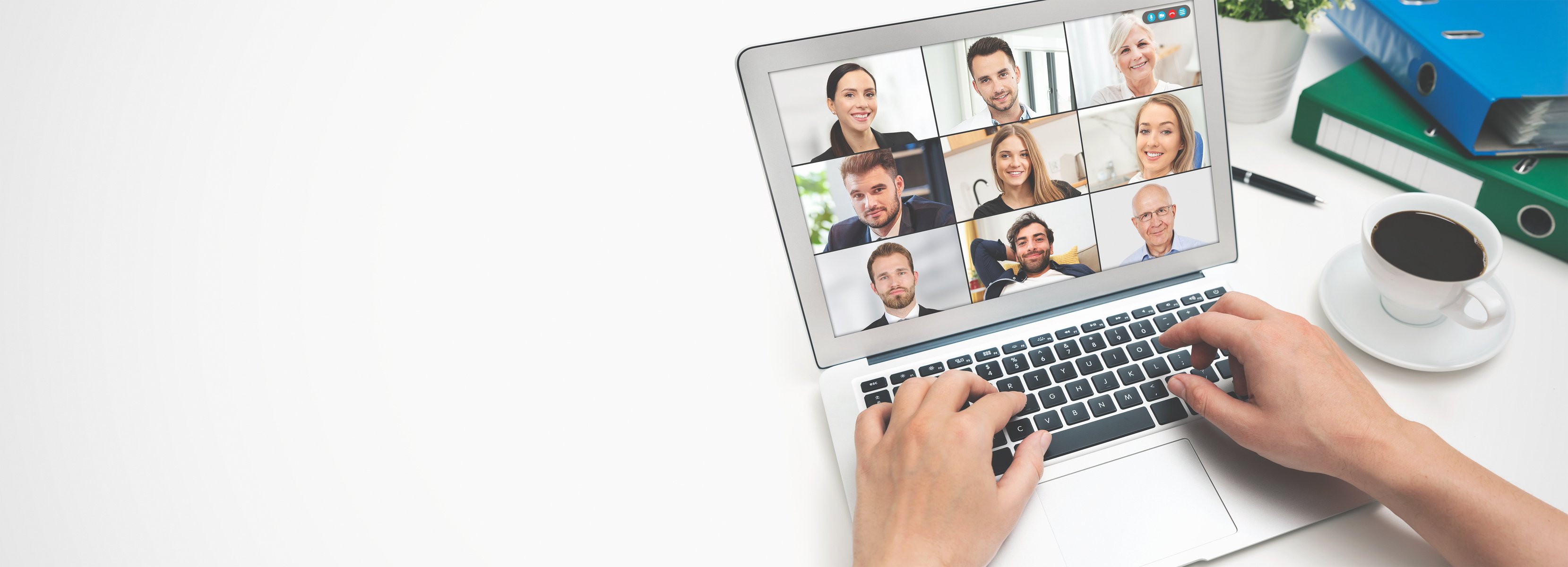 Video Conference with Multiple Employees